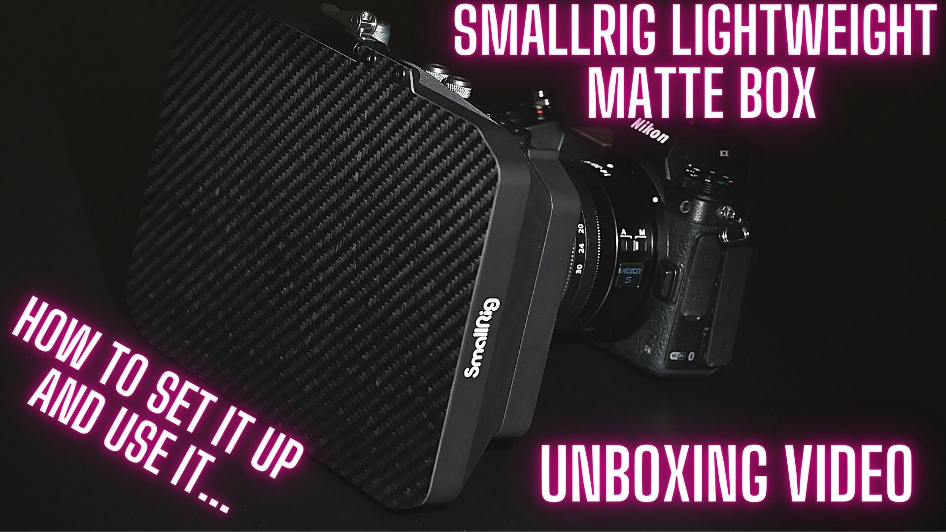 SmallRig Lightweight matte box unboxing video